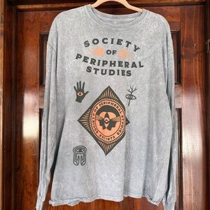 Society of Peripheral Studies Gray Long Sleeve Tee